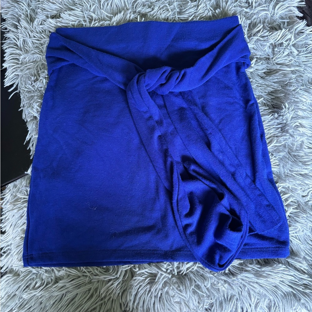 Fashion Nova Royal Blue Mini Skirt